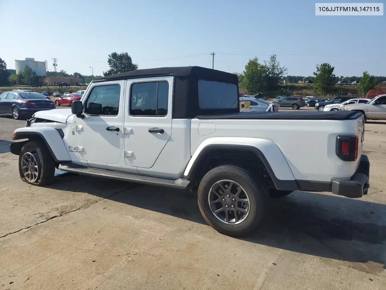 2022 Jeep Gladiator Overland VIN: 1C6JJTFM1NL147115 Lot: 62001365