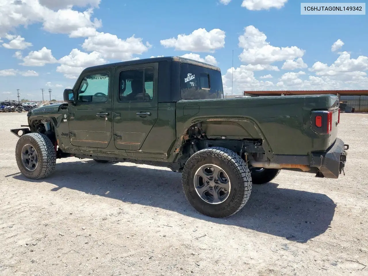 2022 Jeep Gladiator Sport VIN: 1C6HJTAG0NL149342 Lot: 62379475