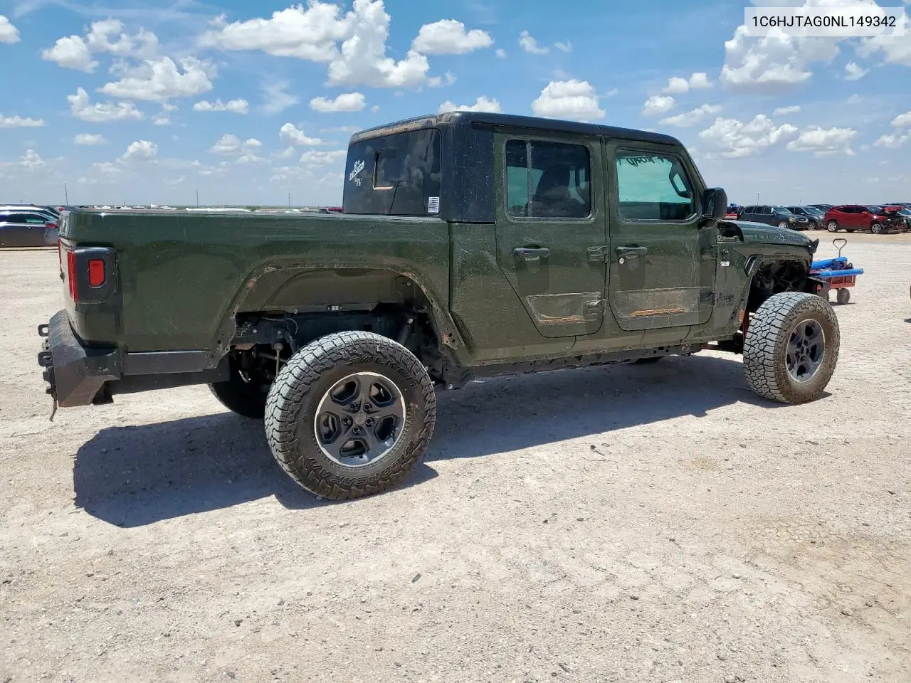 2022 Jeep Gladiator Sport VIN: 1C6HJTAG0NL149342 Lot: 62379475