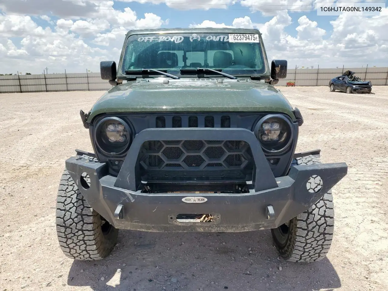 2022 Jeep Gladiator Sport VIN: 1C6HJTAG0NL149342 Lot: 62379475