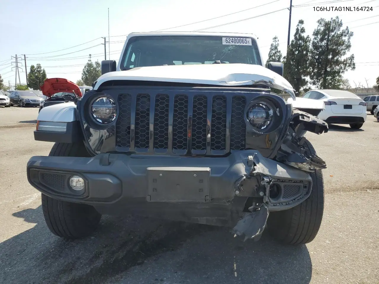 2022 Jeep Gladiator Sport VIN: 1C6HJTAG1NL164724 Lot: 62400065