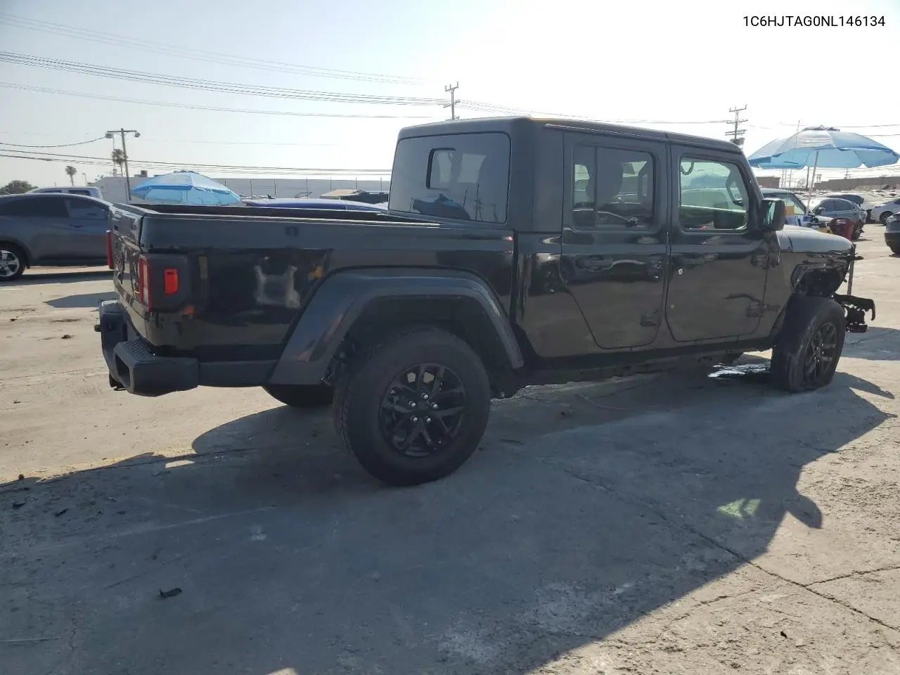 2022 Jeep Gladiator Sport VIN: 1C6HJTAG0NL146134 Lot: 62730875