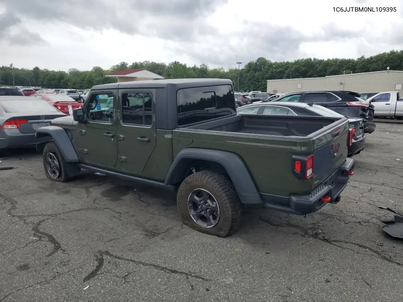 2022 Jeep Gladiator Rubicon VIN: 1C6JJTBM0NL109395 Lot: 62935805