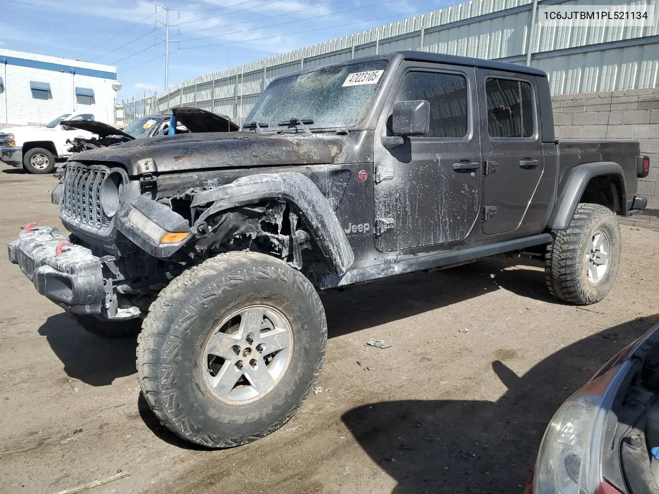 2023 Jeep Gladiator Rubicon VIN: 1C6JJTBM1PL521134 Lot: 47023105