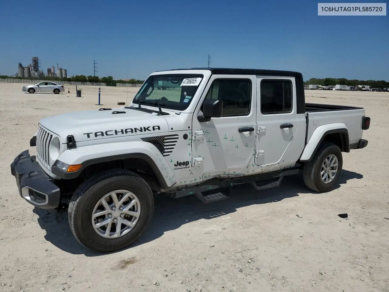 2023 Jeep Gladiator Sport VIN: 1C6HJTAG1PL585720 Lot: 47386855