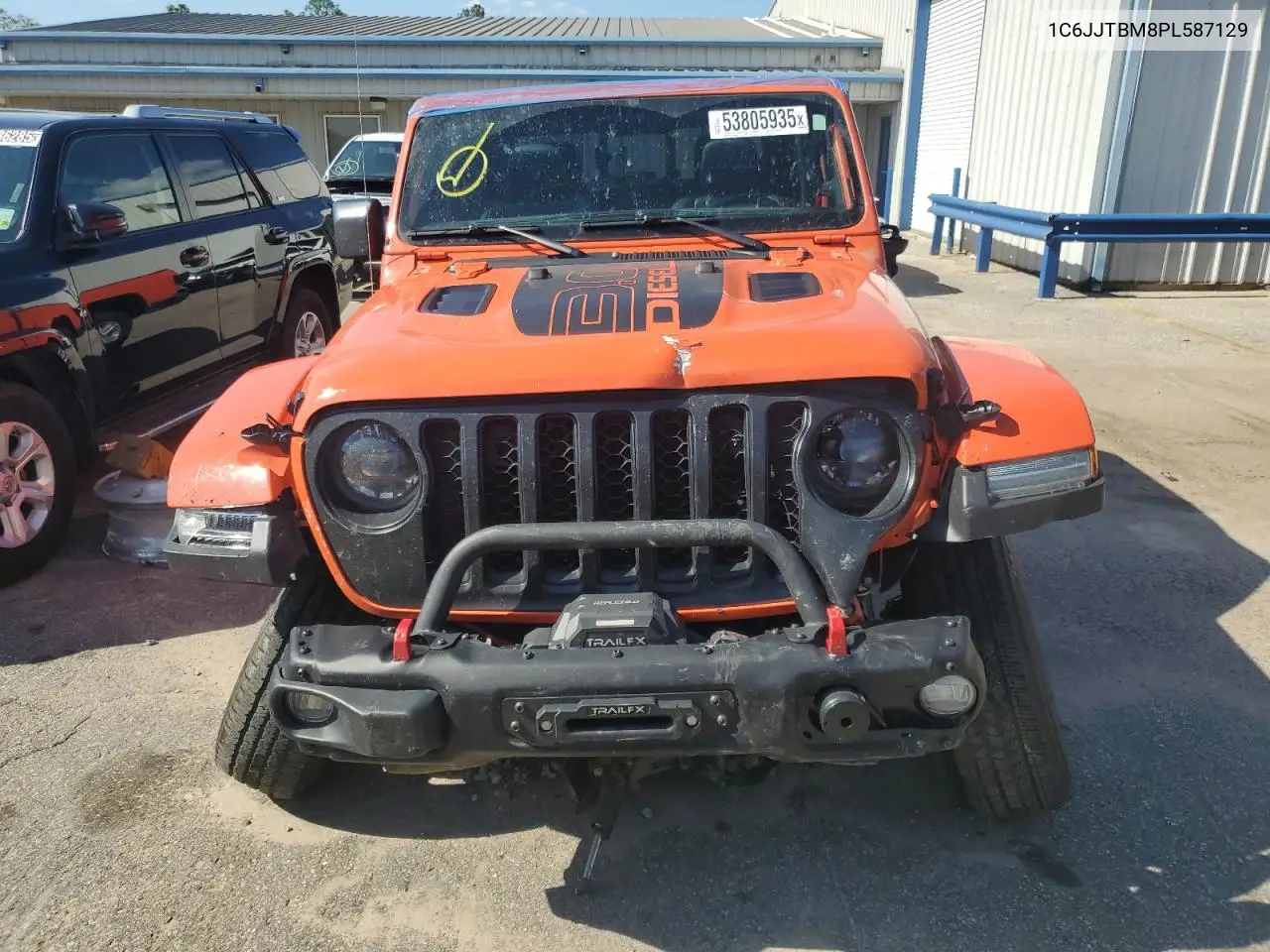 2023 Jeep Gladiator Rubicon VIN: 1C6JJTBM8PL587129 Lot: 53805935
