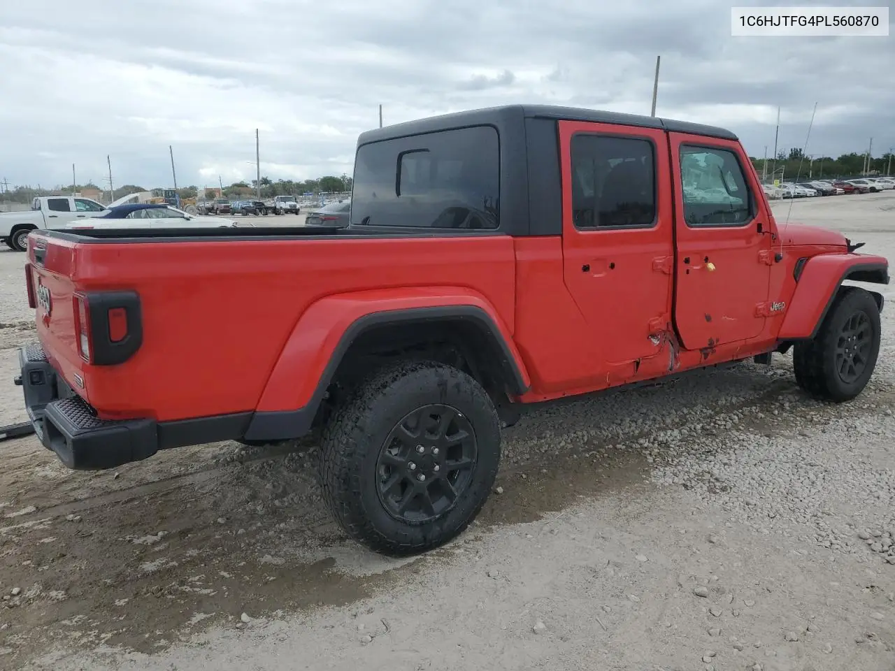 2023 Jeep Gladiator Overland VIN: 1C6HJTFG4PL560870 Lot: 55473505