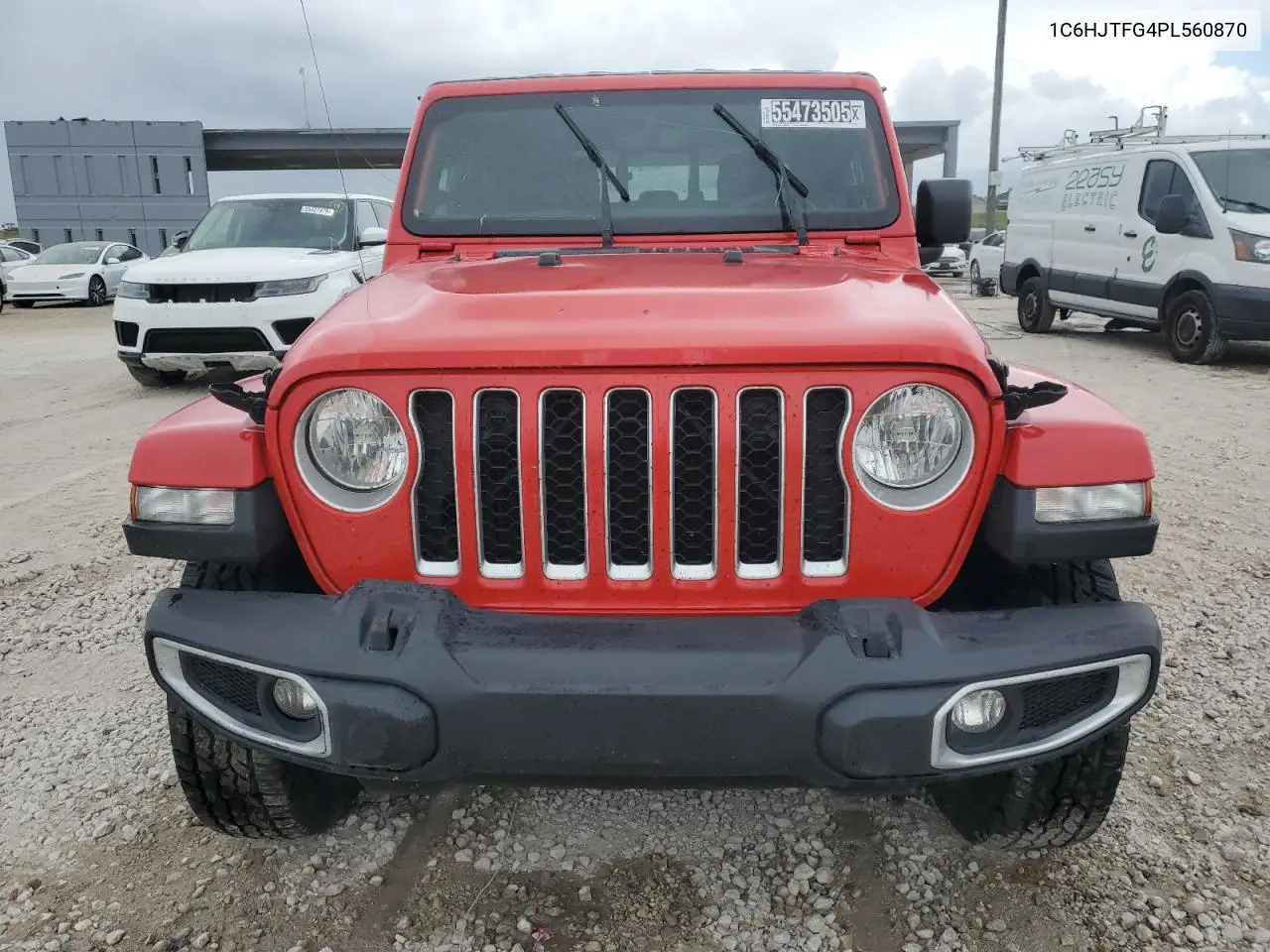 2023 Jeep Gladiator Overland VIN: 1C6HJTFG4PL560870 Lot: 55473505