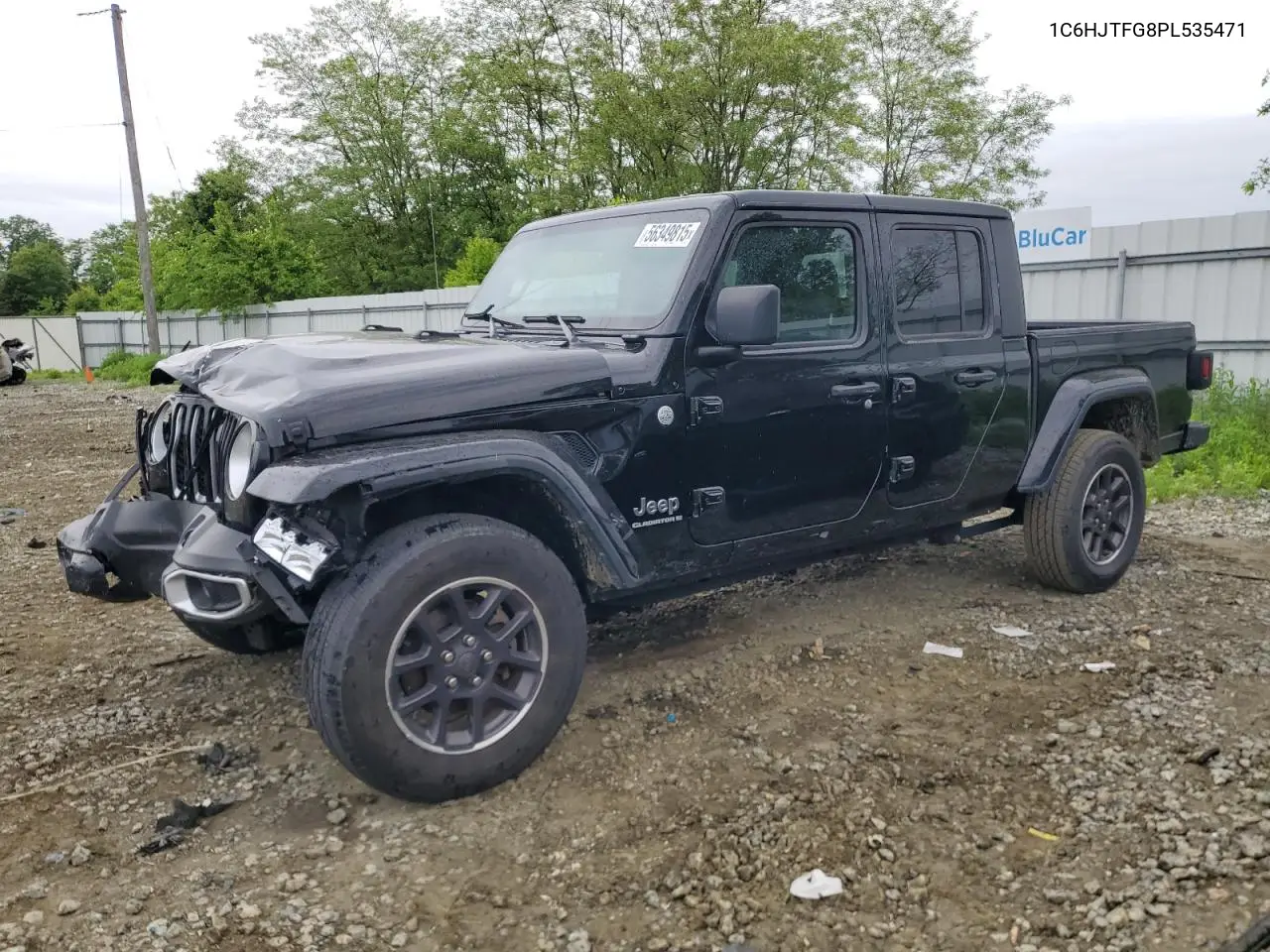 2023 Jeep Gladiator Overland VIN: 1C6HJTFG8PL535471 Lot: 56349815