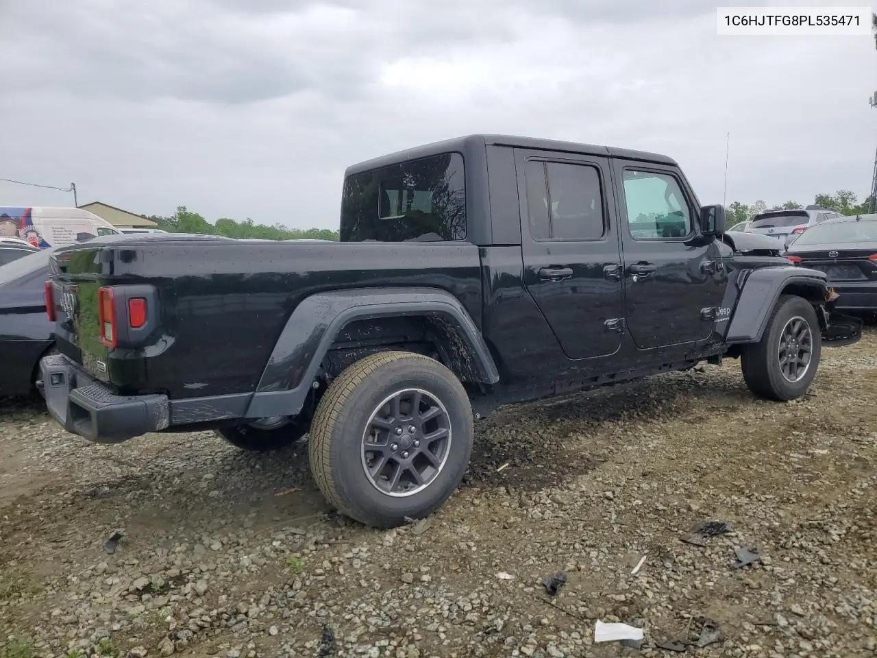 2023 Jeep Gladiator Overland VIN: 1C6HJTFG8PL535471 Lot: 56349815