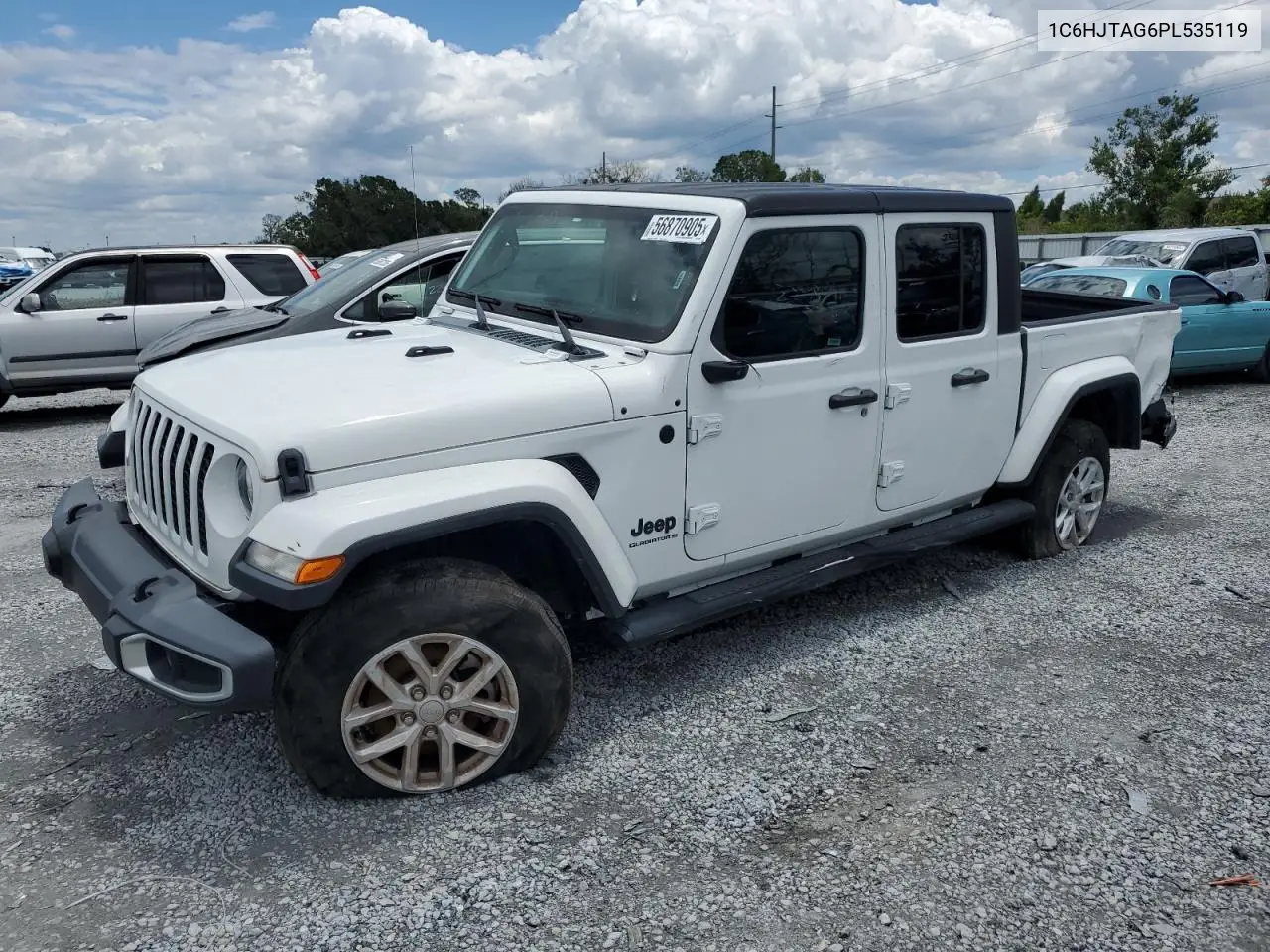 2023 Jeep Gladiator Sport VIN: 1C6HJTAG6PL535119 Lot: 56870905