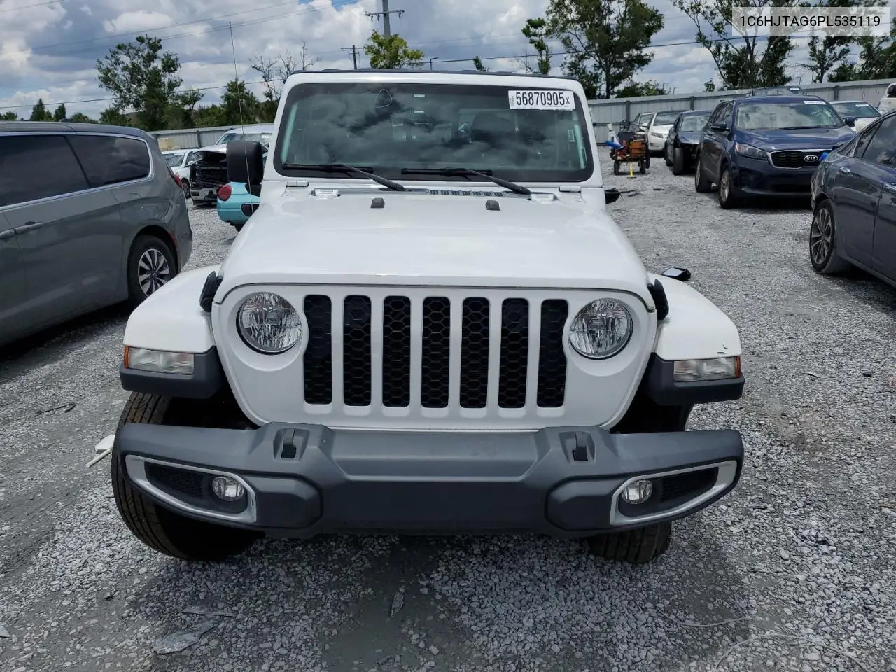 2023 Jeep Gladiator Sport VIN: 1C6HJTAG6PL535119 Lot: 56870905