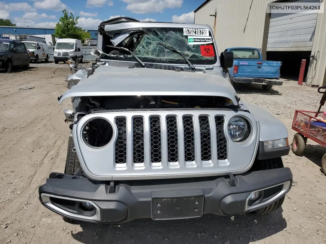 2023 Jeep Gladiator Overland VIN: 1C6HJTFG3PL564263 Lot: 57021075