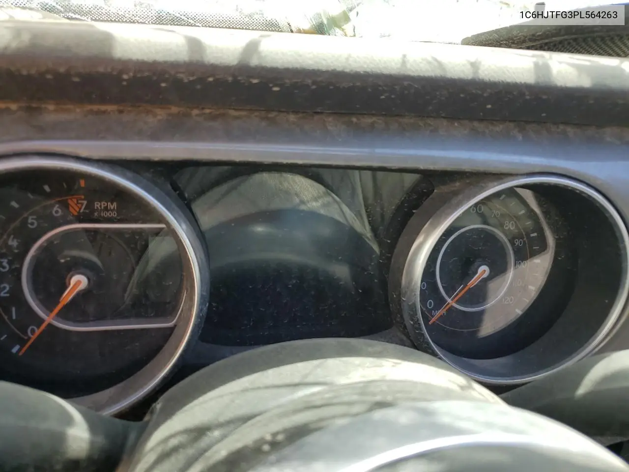 2023 Jeep Gladiator Overland VIN: 1C6HJTFG3PL564263 Lot: 57021075