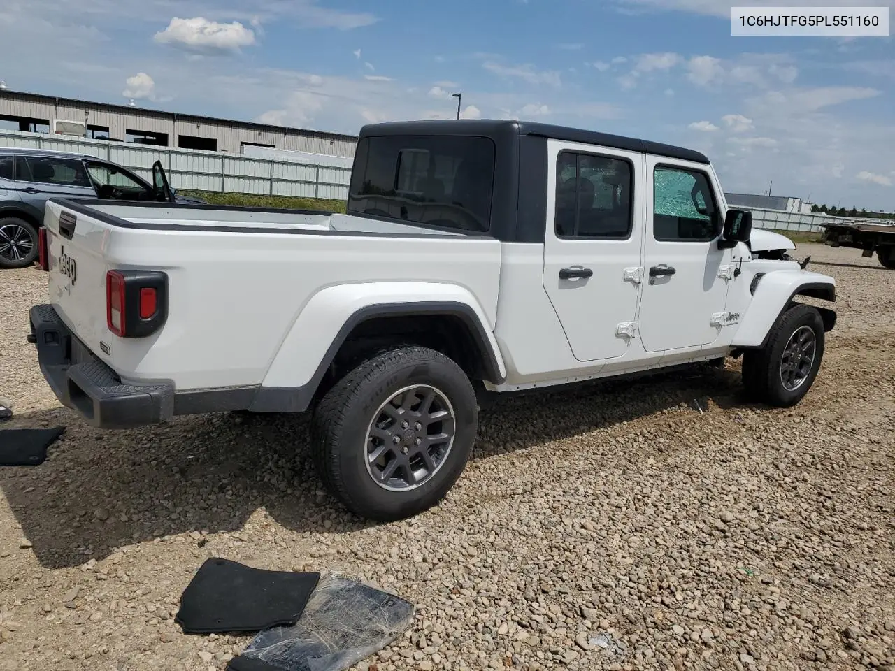2023 Jeep Gladiator Overland VIN: 1C6HJTFG5PL551160 Lot: 60584675