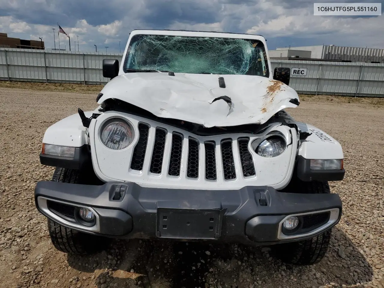 2023 Jeep Gladiator Overland VIN: 1C6HJTFG5PL551160 Lot: 60584675