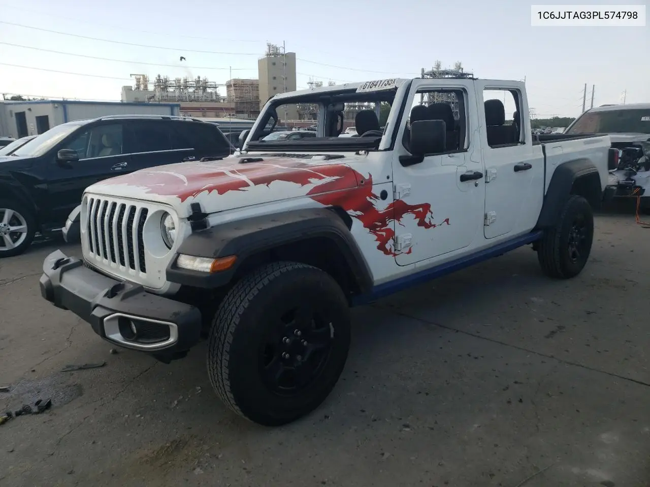 2023 Jeep Gladiator Sport VIN: 1C6JJTAG3PL574798 Lot: 61841735