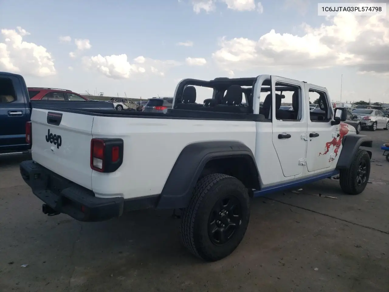 2023 Jeep Gladiator Sport VIN: 1C6JJTAG3PL574798 Lot: 61841735