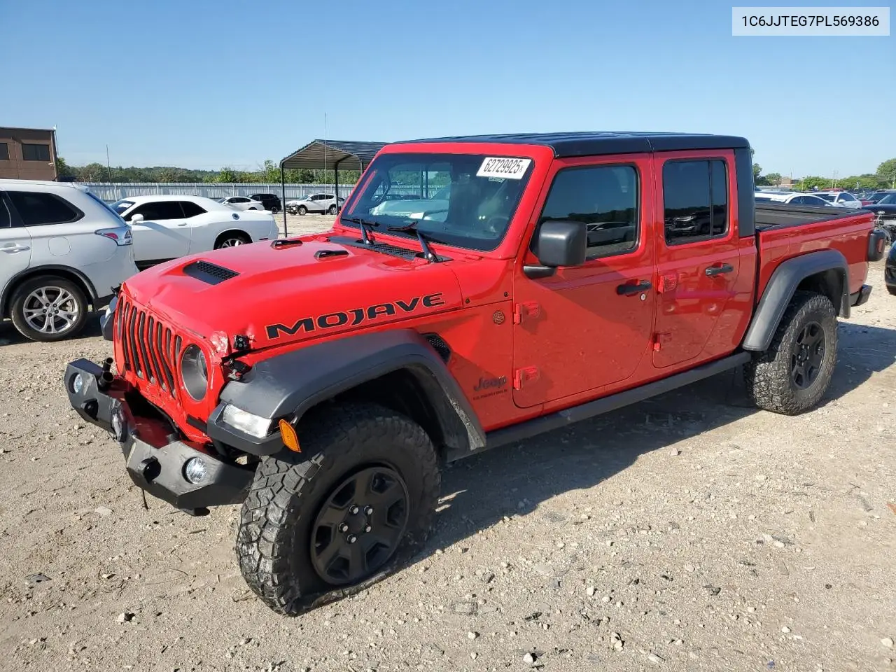 2023 Jeep Gladiator Mojave VIN: 1C6JJTEG7PL569386 Lot: 62729925