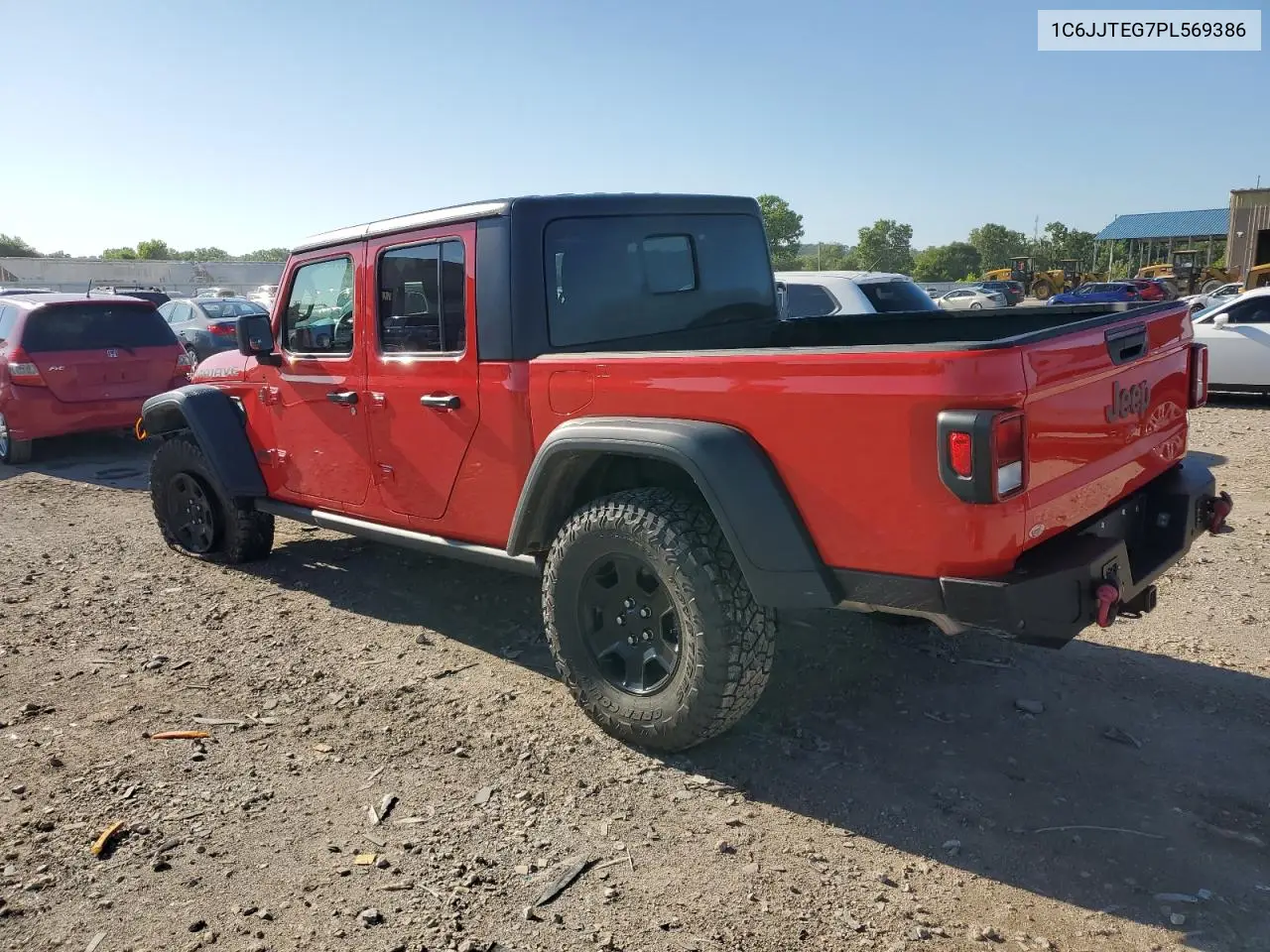 2023 Jeep Gladiator Mojave VIN: 1C6JJTEG7PL569386 Lot: 62729925
