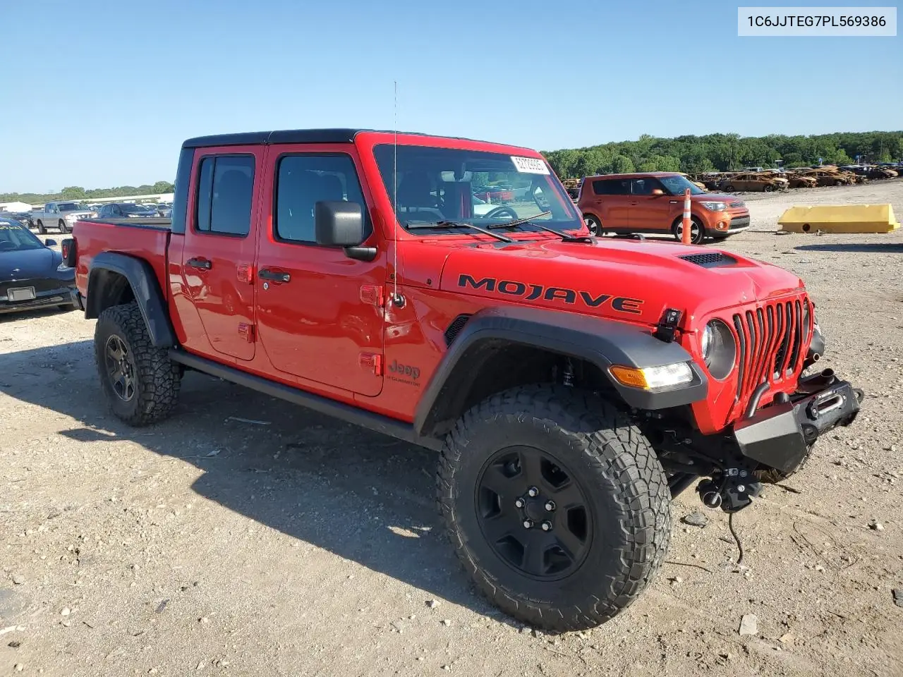 2023 Jeep Gladiator Mojave VIN: 1C6JJTEG7PL569386 Lot: 62729925