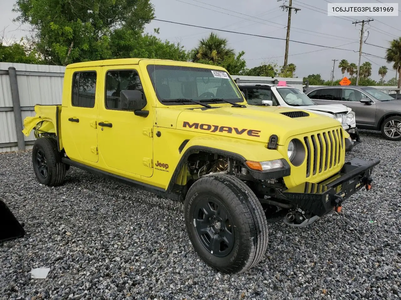 2023 Jeep Gladiator Mojave VIN: 1C6JJTEG3PL581969 Lot: 63567765