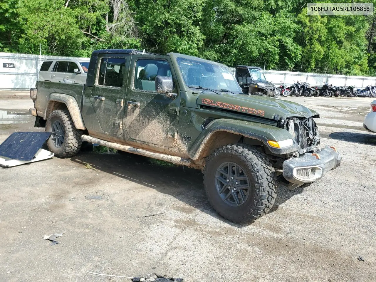 2024 Jeep Gladiator Sport VIN: 1C6HJTAG5RL105858 Lot: 53345125