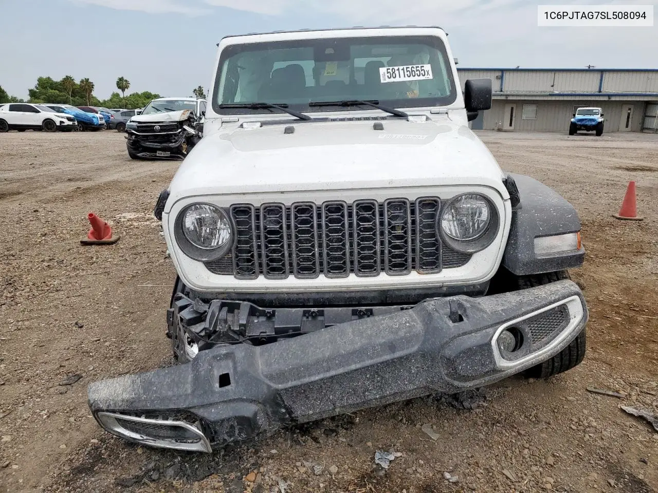 2025 Jeep Gladiator Sport VIN: 1C6PJTAG7SL508094 Lot: 58115655