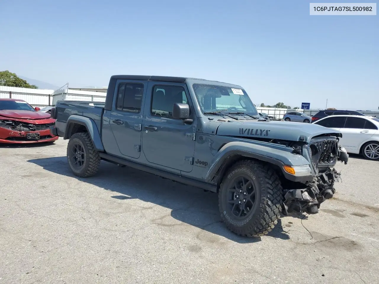 2025 Jeep Gladiator Sport VIN: 1C6PJTAG7SL500982 Lot: 61502255