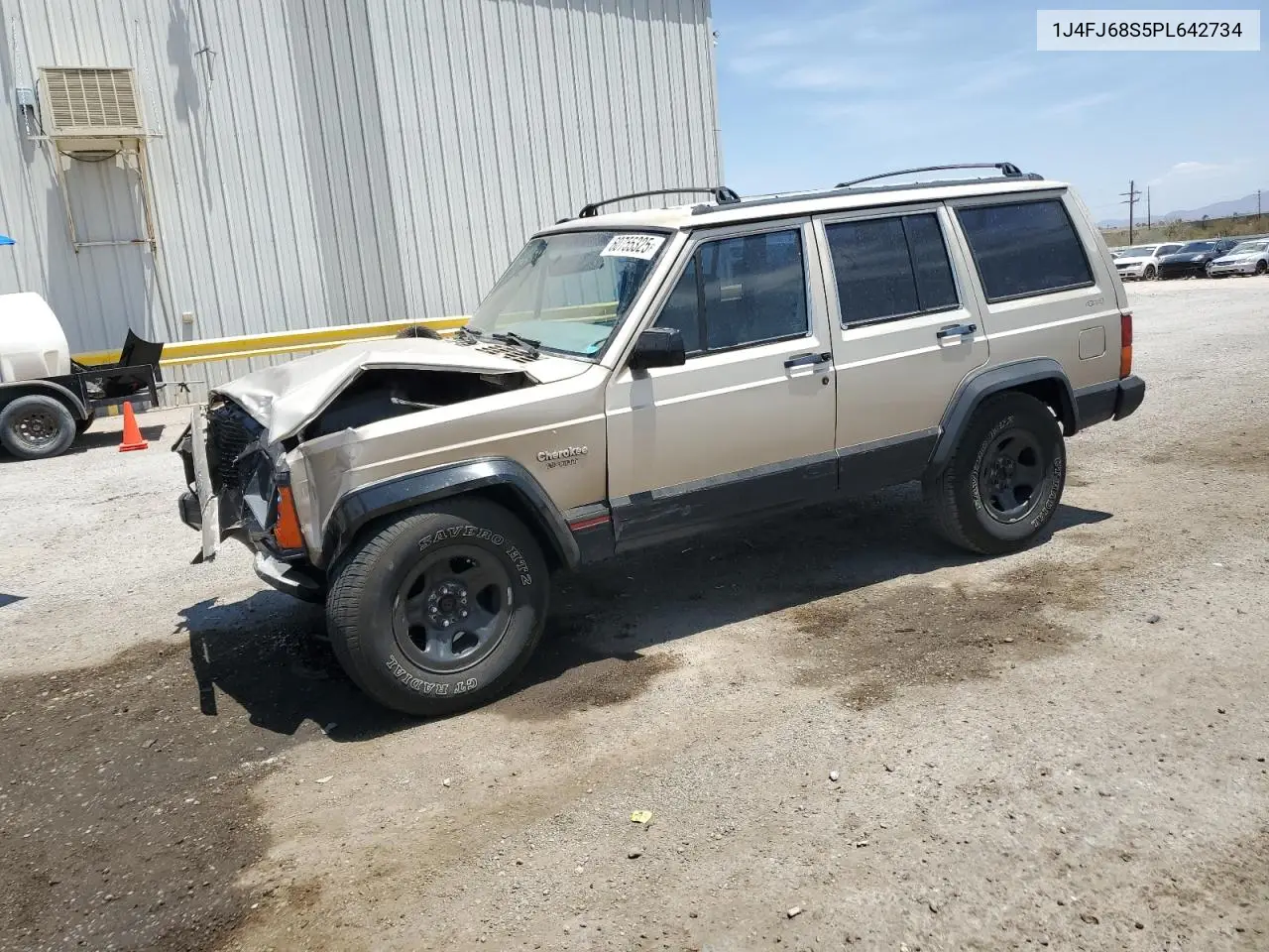 1993 Jeep Cherokee Sport VIN: 1J4FJ68S5PL642734 Lot: 60755325