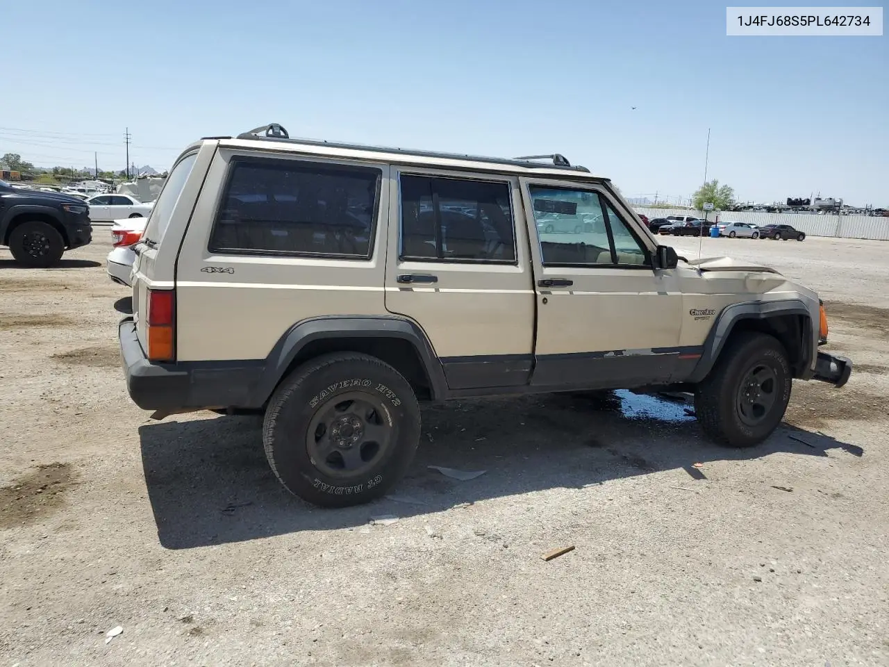 1993 Jeep Cherokee Sport VIN: 1J4FJ68S5PL642734 Lot: 60755325