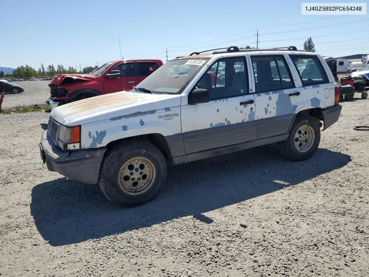 1993 Jeep Grand Cherokee Laredo VIN: 1J4GZ58S2PC654248 Lot: 61259735