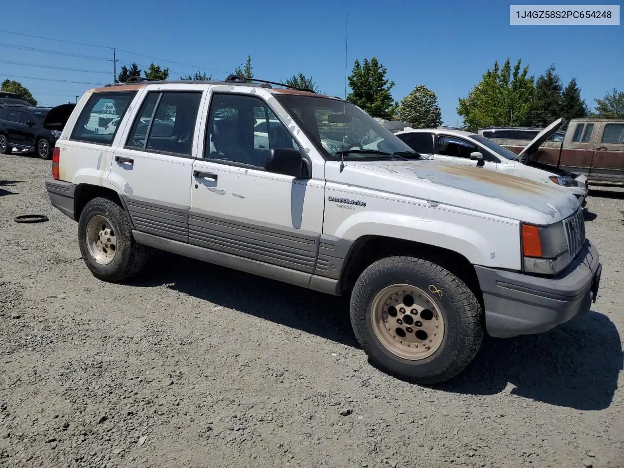 1993 Jeep Grand Cherokee Laredo VIN: 1J4GZ58S2PC654248 Lot: 61259735