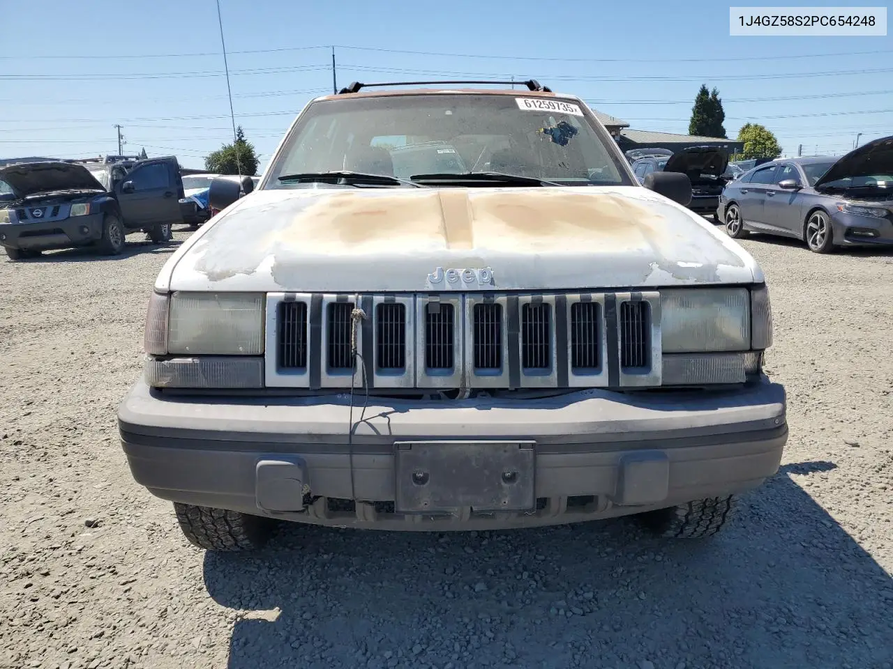 1993 Jeep Grand Cherokee Laredo VIN: 1J4GZ58S2PC654248 Lot: 61259735