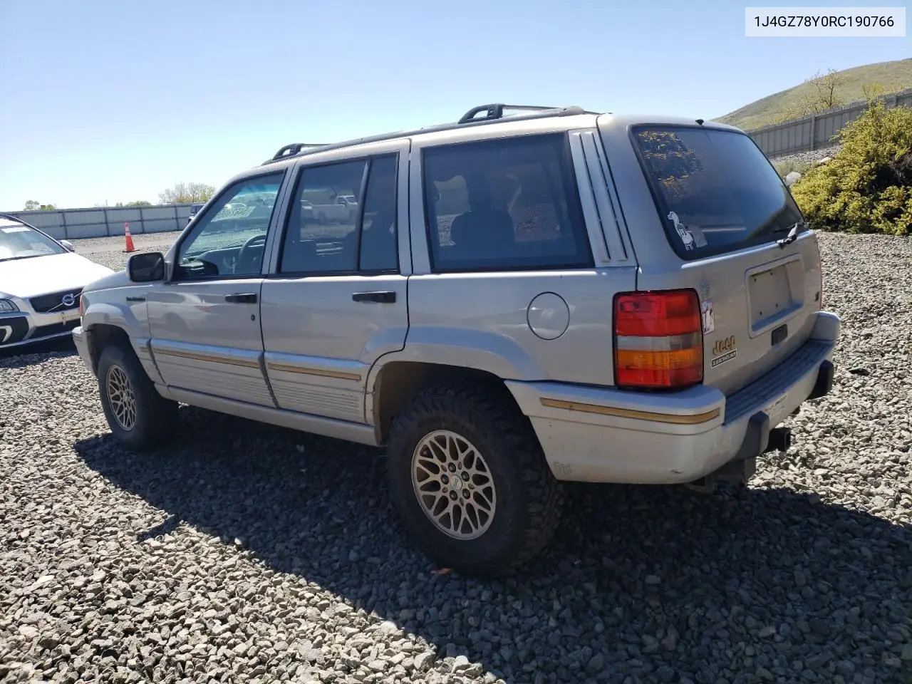 1994 Jeep Grand Cherokee Limited VIN: 1J4GZ78Y0RC190766 Lot: 54628055