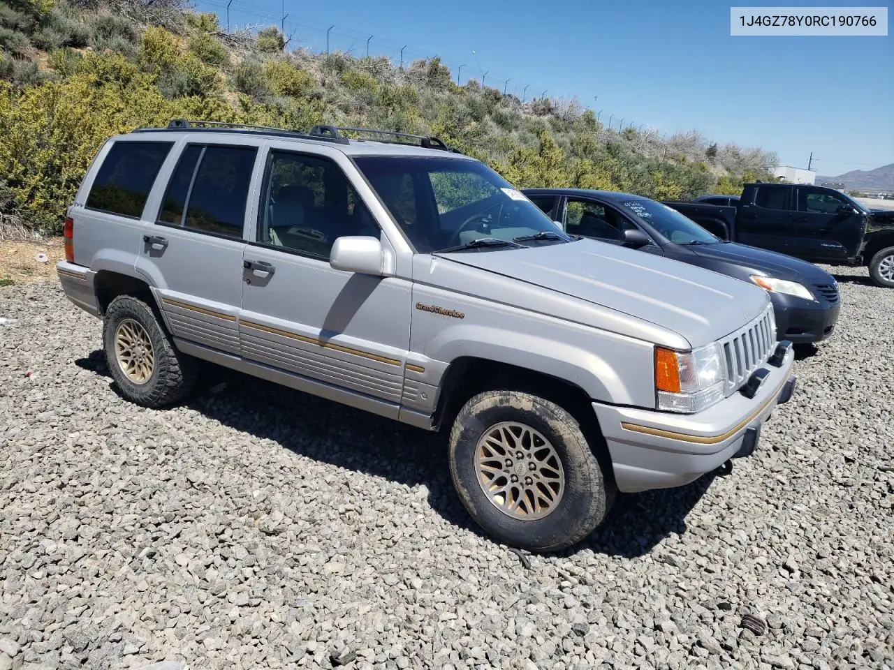 1994 Jeep Grand Cherokee Limited VIN: 1J4GZ78Y0RC190766 Lot: 54628055