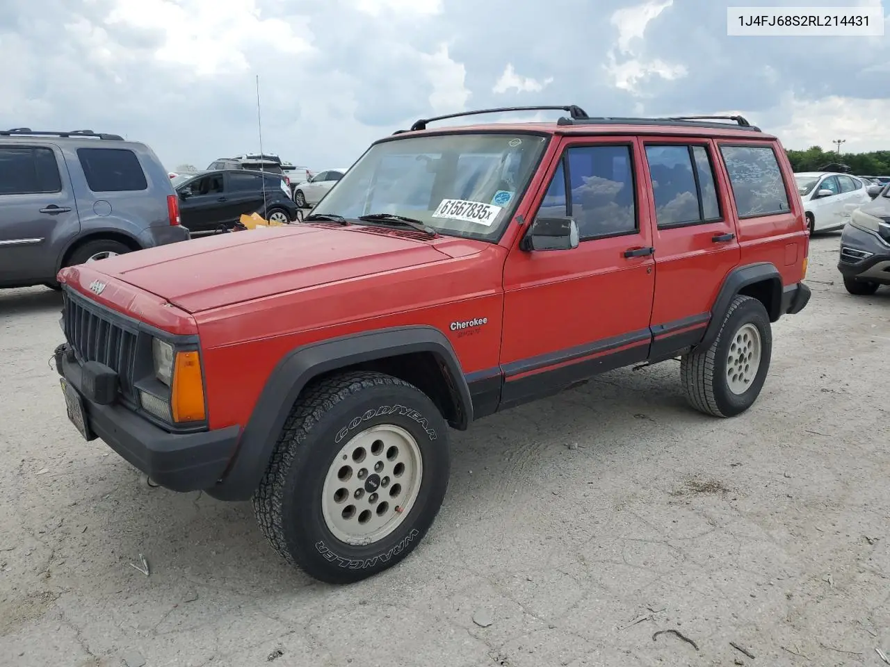 1994 Jeep Cherokee Sport VIN: 1J4FJ68S2RL214431 Lot: 61567835