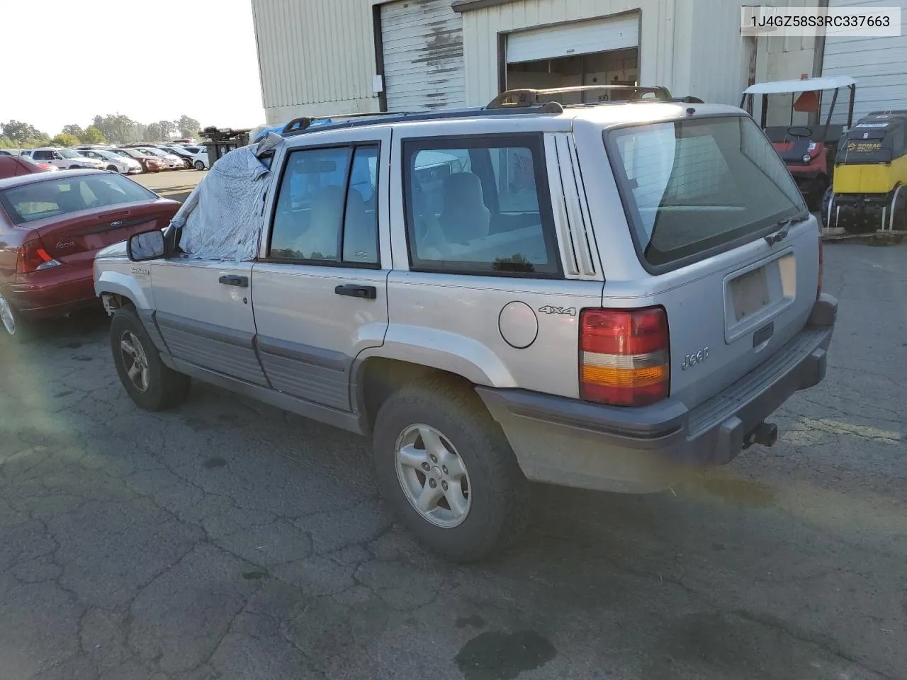1994 Jeep Grand Cherokee Laredo VIN: 1J4GZ58S3RC337663 Lot: 68394954