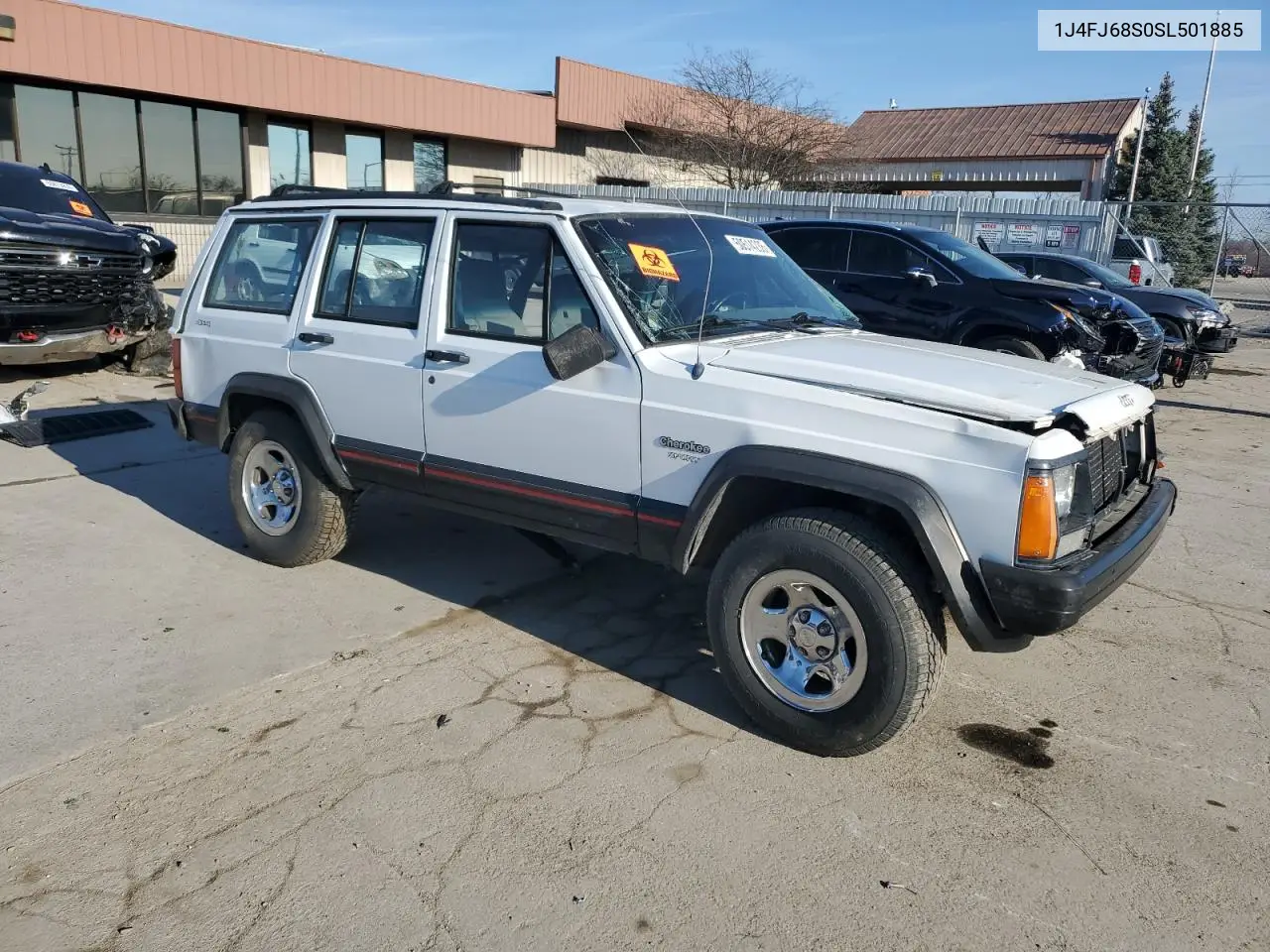 1995 Jeep Cherokee Sport VIN: 1J4FJ68S0SL501885 Lot: 50514235
