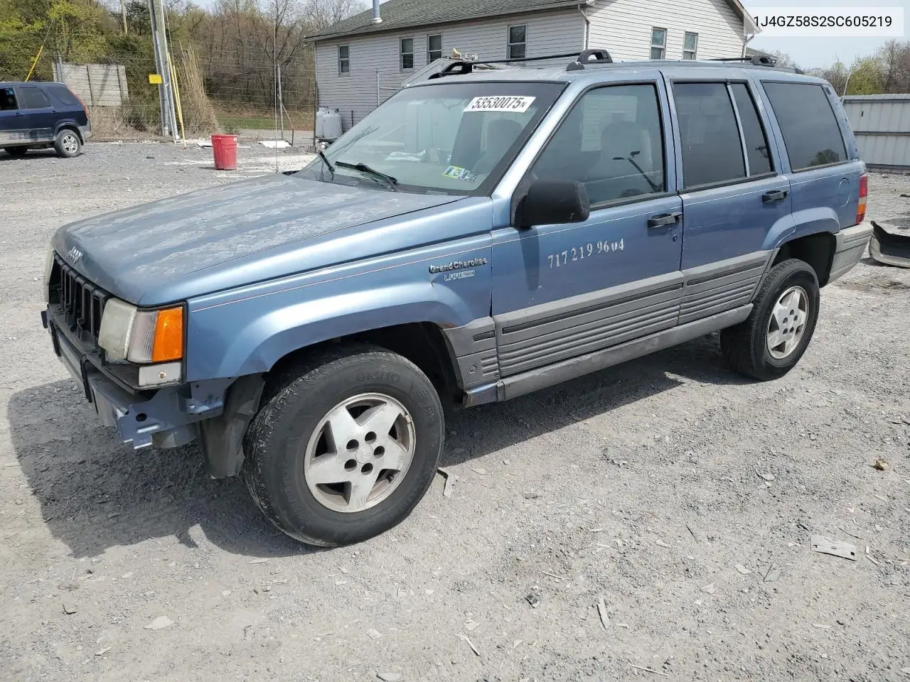 1995 Jeep Grand Cherokee Laredo VIN: 1J4GZ58S2SC605219 Lot: 53530075