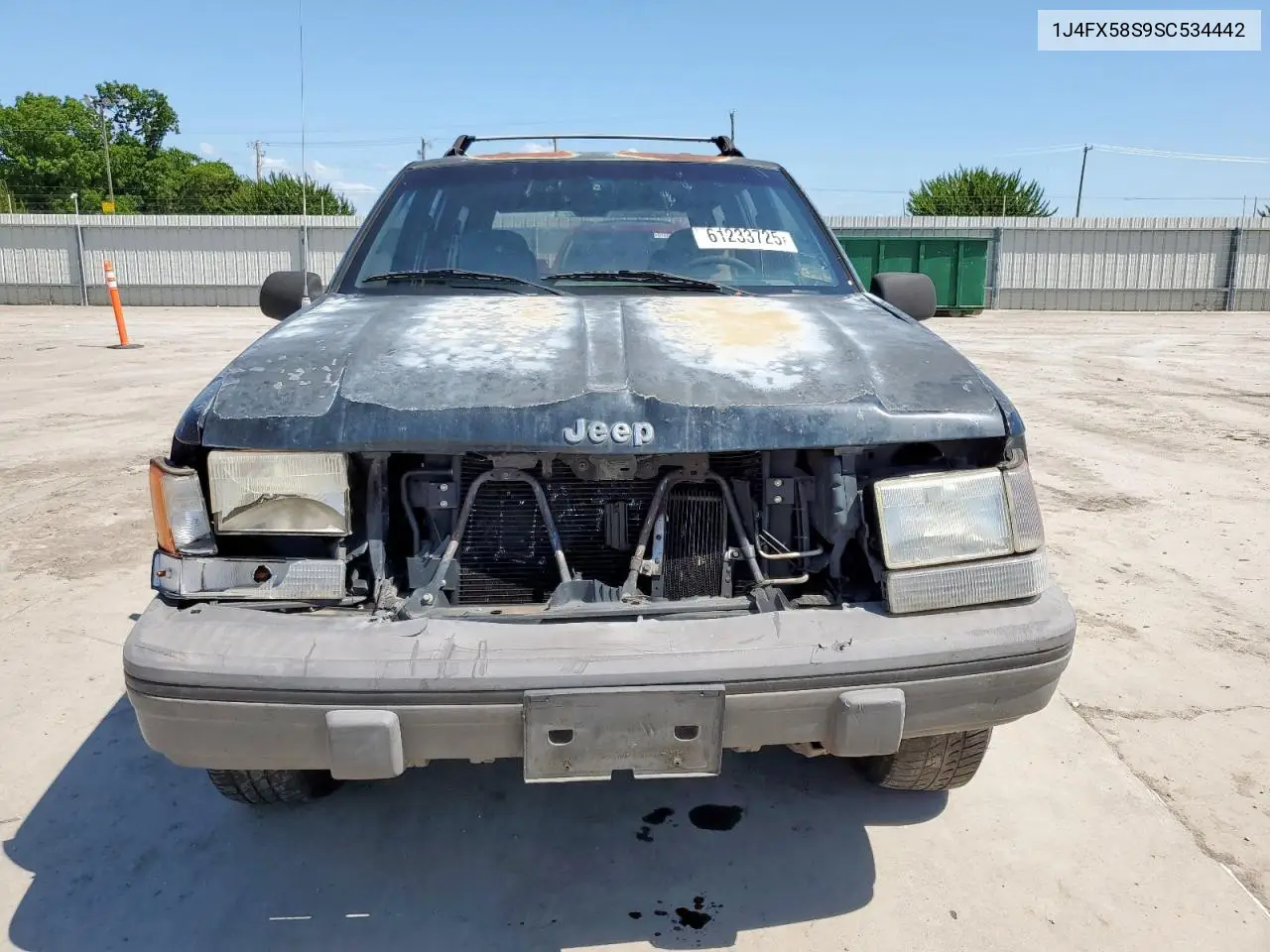 1995 Jeep Grand Cherokee Laredo VIN: 1J4FX58S9SC534442 Lot: 61233725