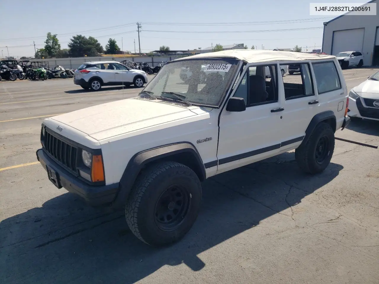 1996 Jeep Cherokee Se VIN: 1J4FJ28S2TL200691 Lot: 60932315