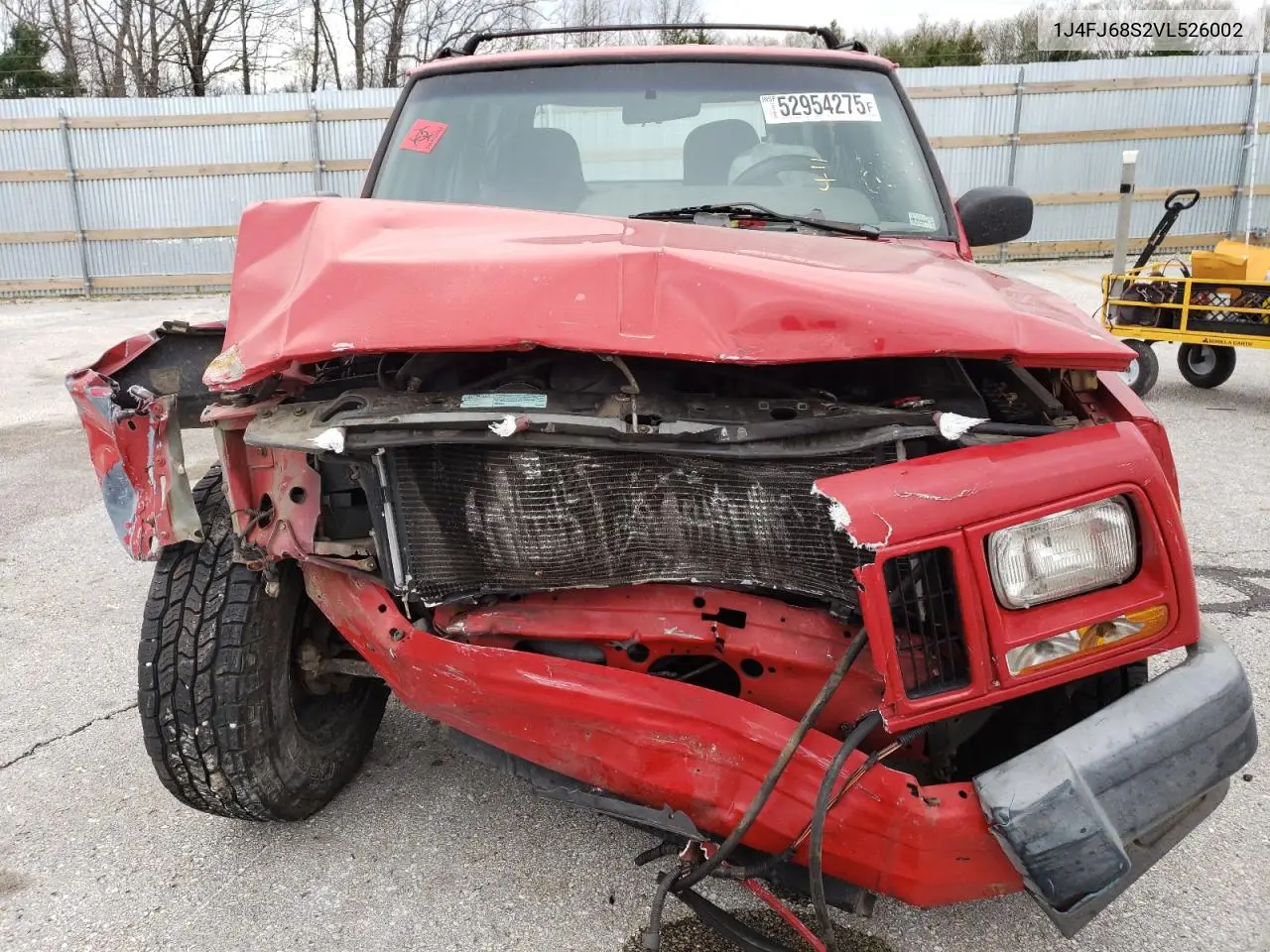 1997 Jeep Cherokee Sport VIN: 1J4FJ68S2VL526002 Lot: 52954275