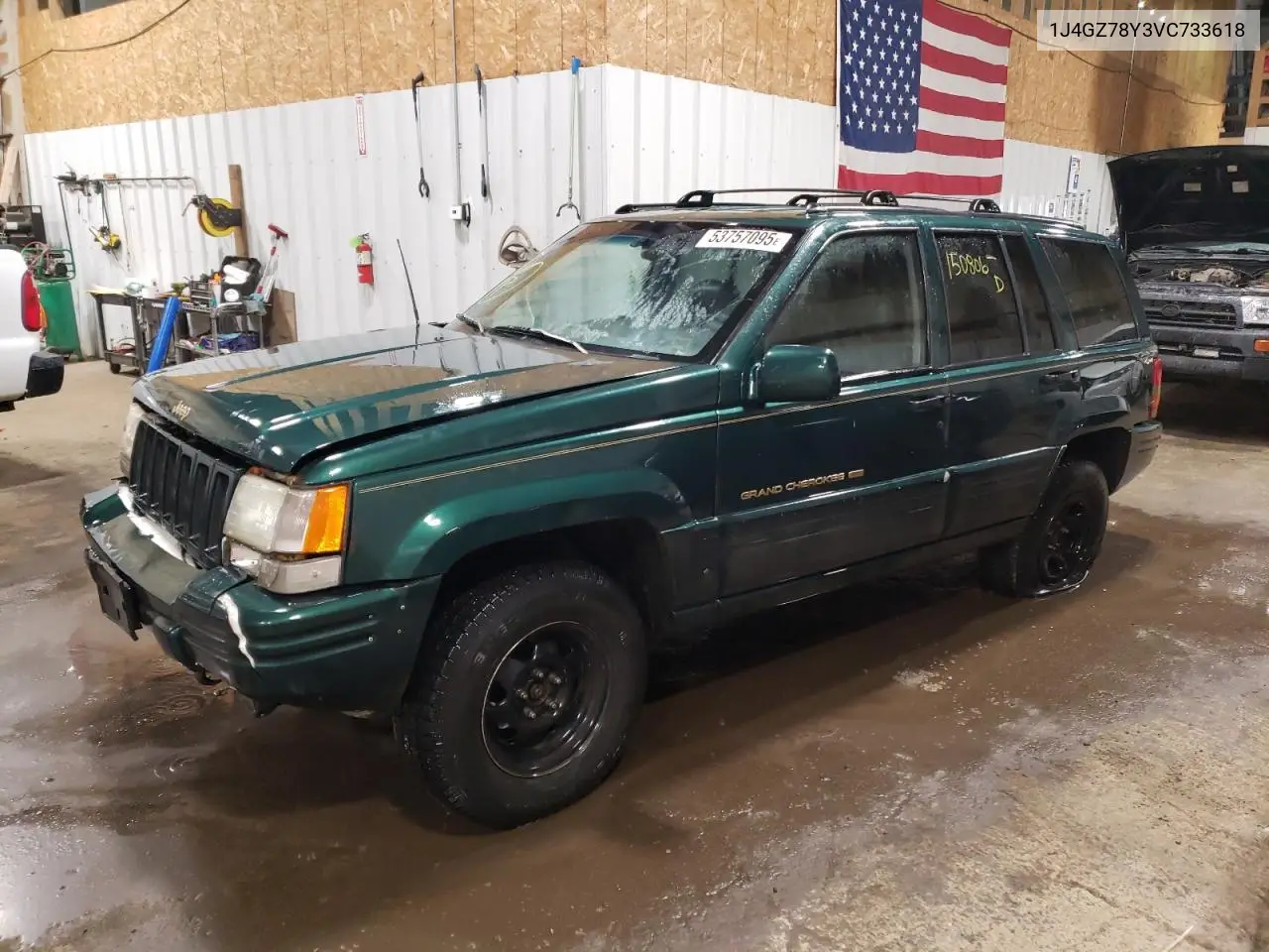 1997 Jeep Grand Cherokee Limited VIN: 1J4GZ78Y3VC733618 Lot: 53757095
