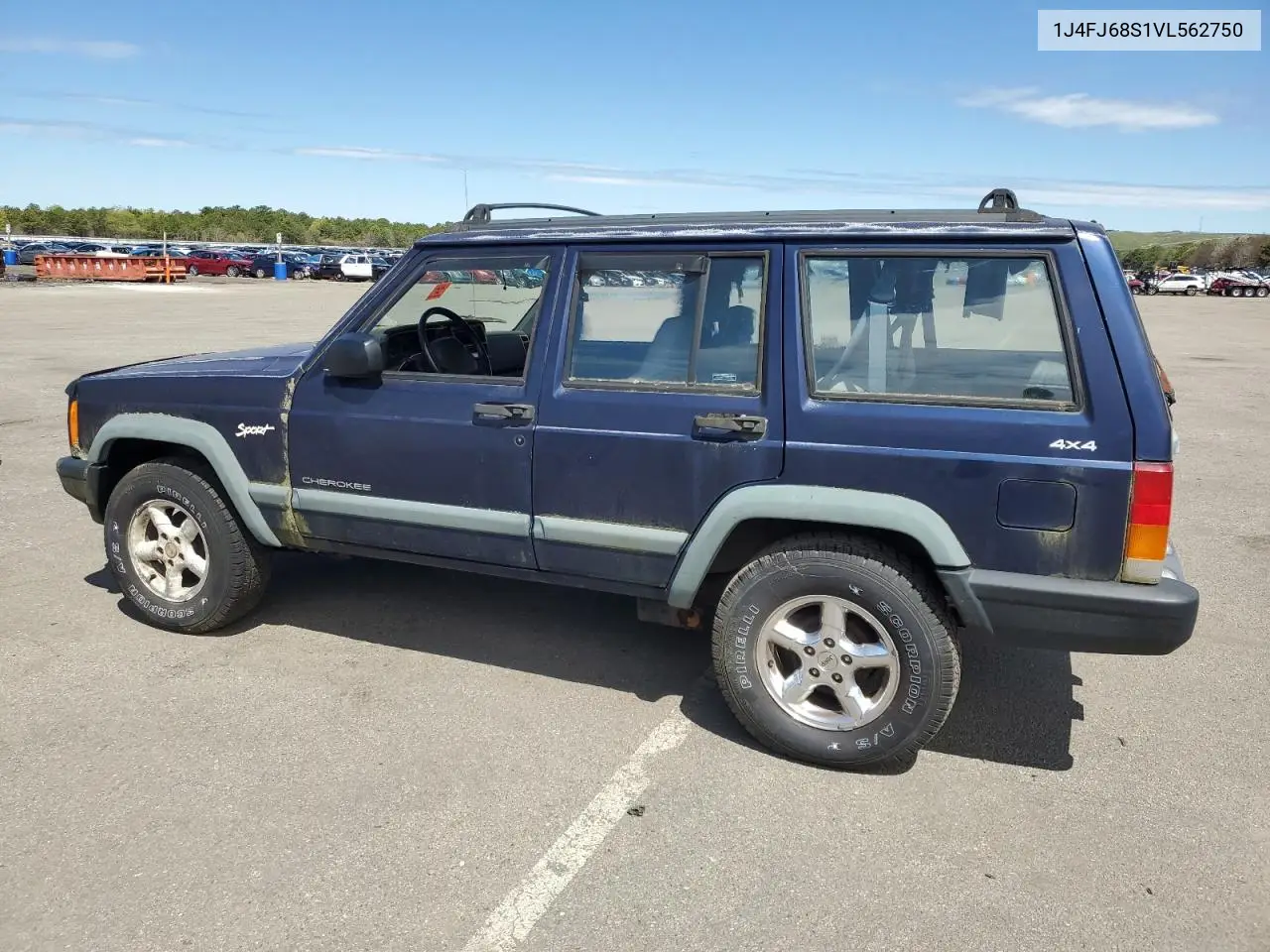 1997 Jeep Cherokee Sport VIN: 1J4FJ68S1VL562750 Lot: 55262215