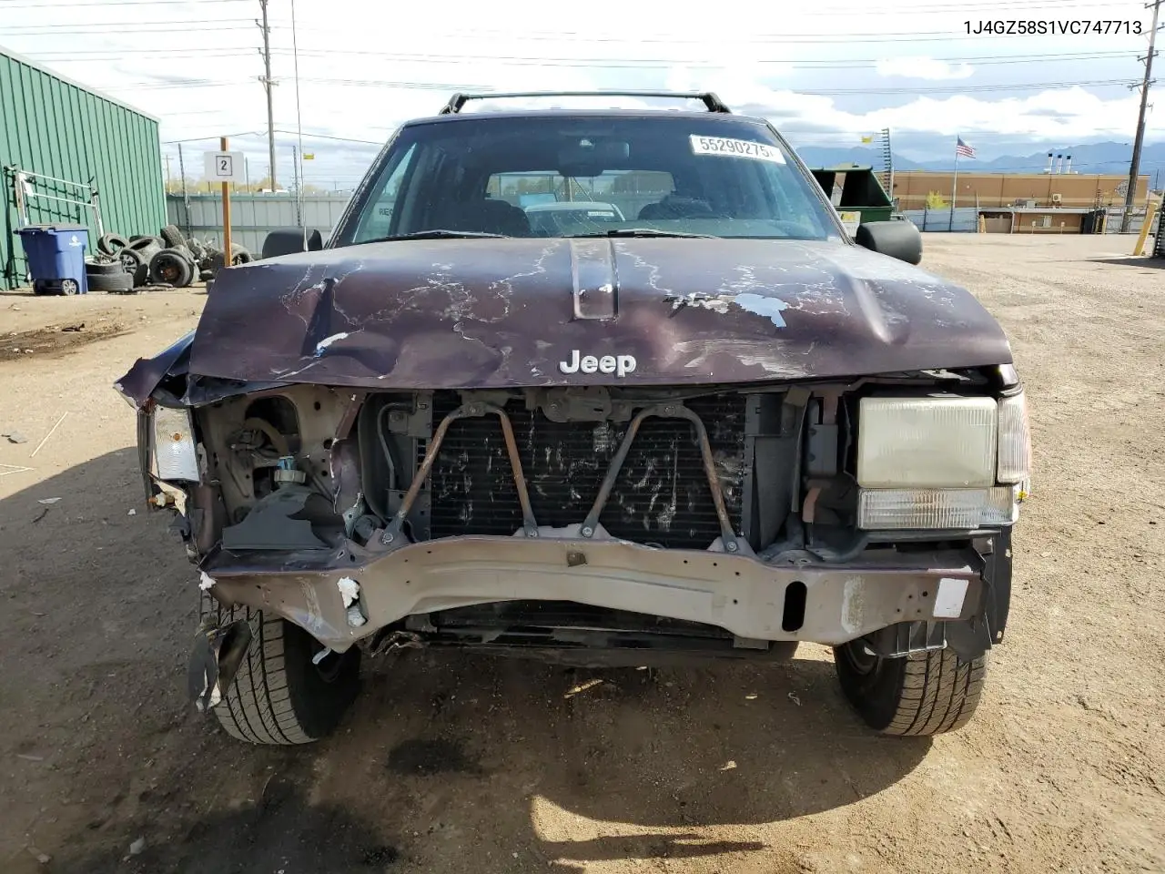 1997 Jeep Grand Cherokee Laredo VIN: 1J4GZ58S1VC747713 Lot: 55290275