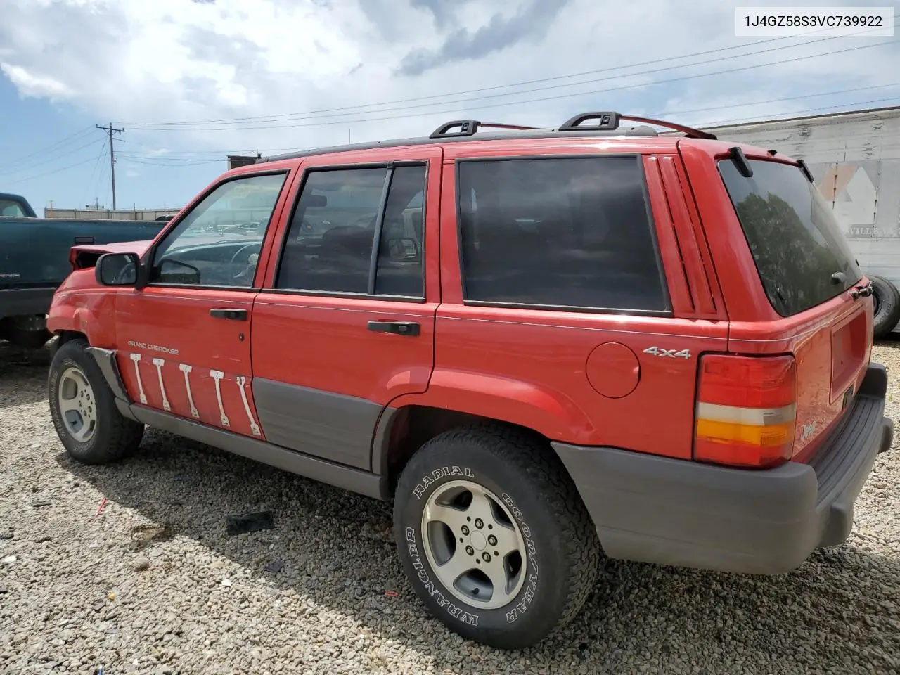 1997 Jeep Grand Cherokee Laredo VIN: 1J4GZ58S3VC739922 Lot: 55667885