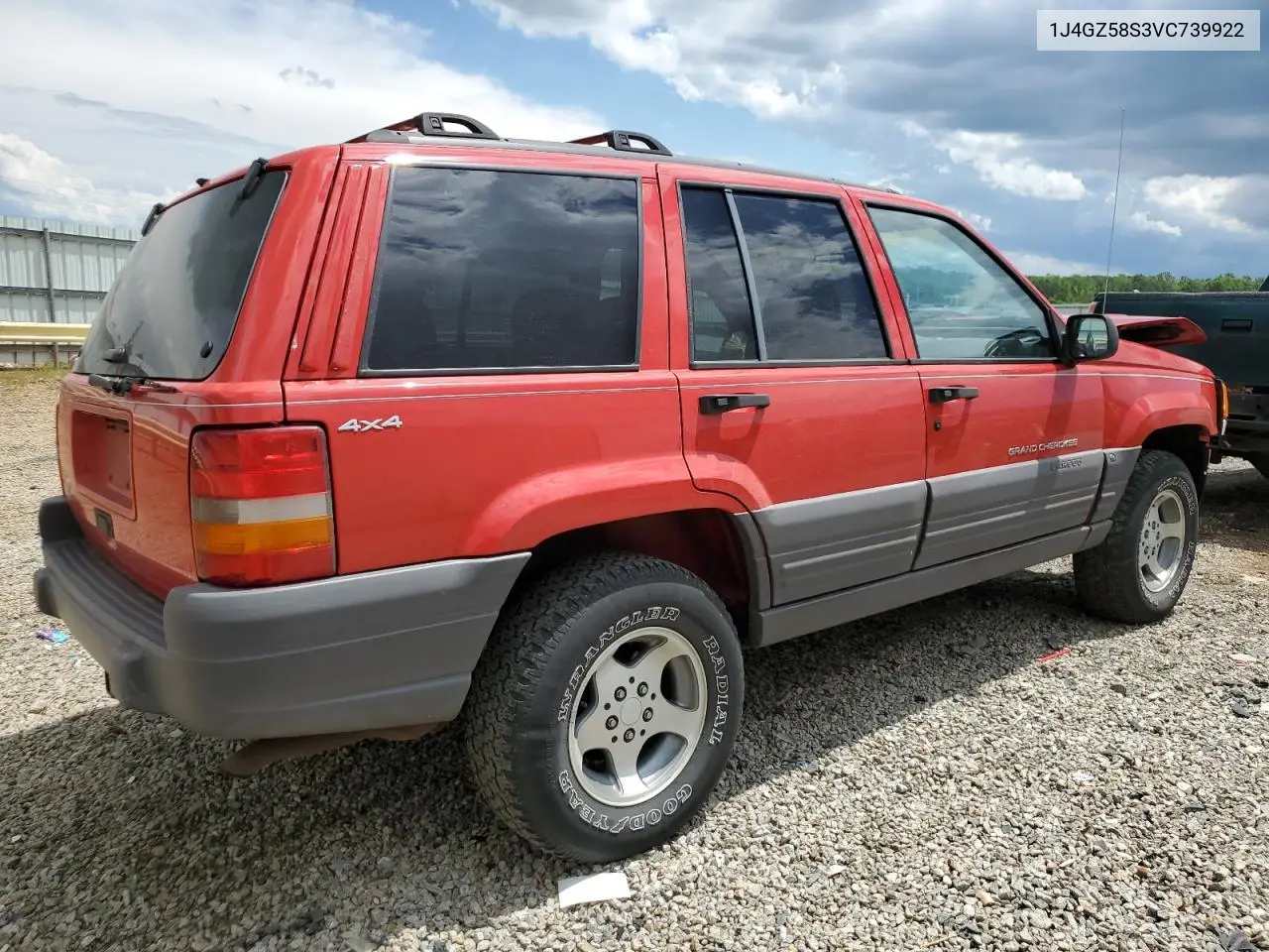1997 Jeep Grand Cherokee Laredo VIN: 1J4GZ58S3VC739922 Lot: 55667885