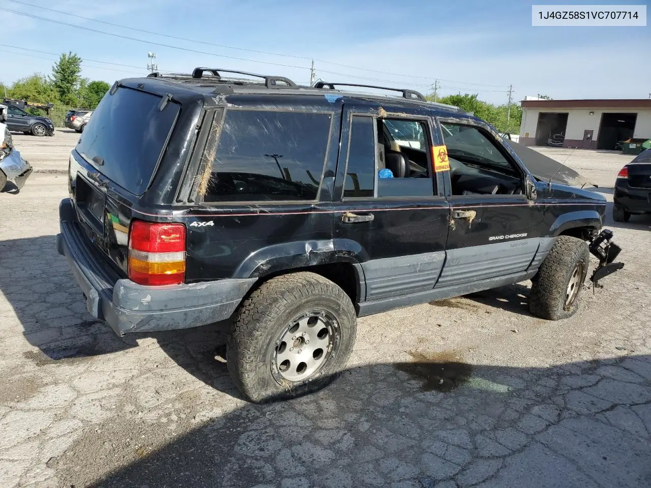 1997 Jeep Grand Cherokee Laredo VIN: 1J4GZ58S1VC707714 Lot: 57185495
