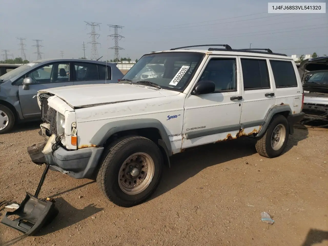 1997 Jeep Cherokee Sport VIN: 1J4FJ68S3VL541320 Lot: 60329955